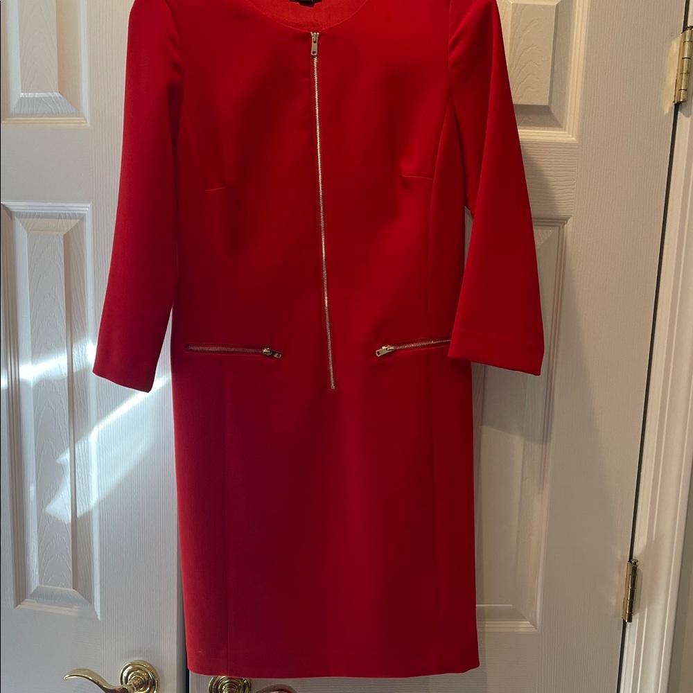 Ann Taylor Red 3/4 Sleeve Dress size 6
HEW